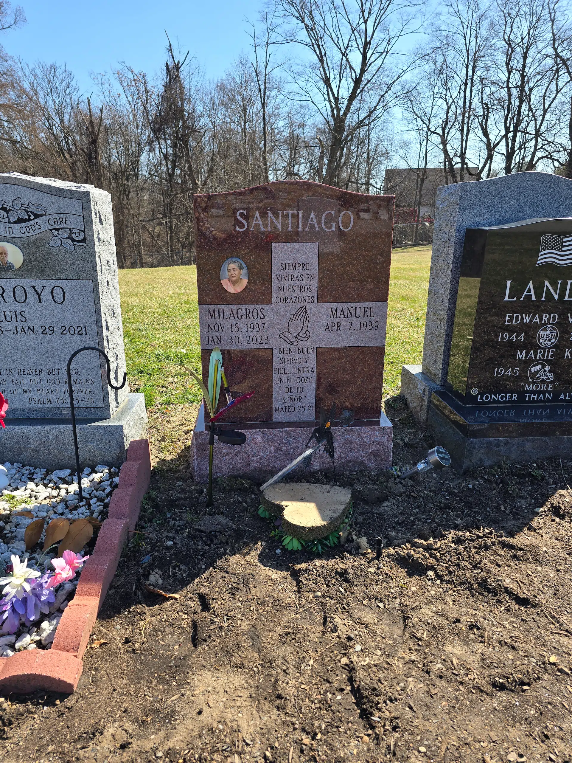 Granite Headstone for Grave hand-carved by Headstone Guide in NJ — image 4